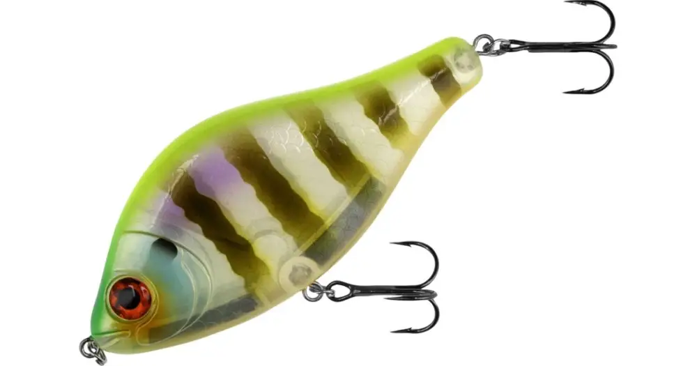 Doprava Zdarma Mikado Wobler MFT Jerk Sinking Chartreuse Bluegill - 7 cm 19 g
