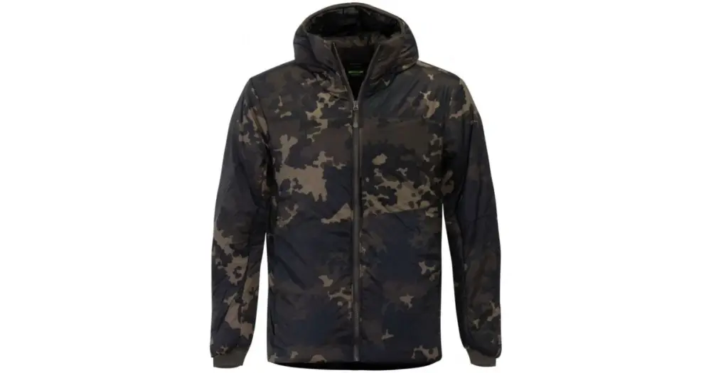 Korda Bunda Insulated Hooded Jacket Dark Kamo - XL Sezónní Sleva
