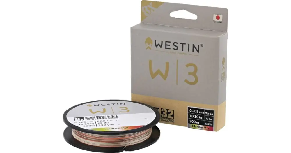 Časově Omezené Westin Splétaná Šňůra W3 Oceanic Swirl 8-Braid Marine Mix 300 m - 0,285 mm 19,4 kg