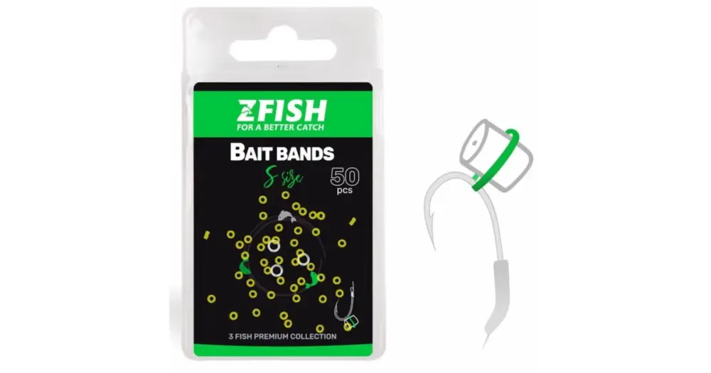 Zfish Nástrahový Kroužek Micro Bait Bands 50 ks Nová Kolekce