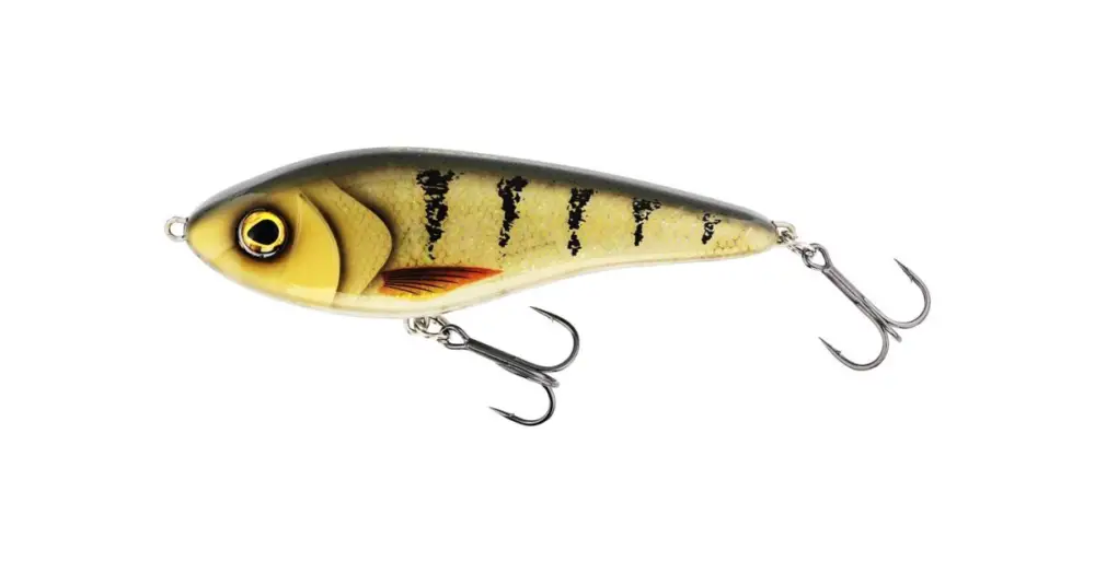 Omezená Nabídka Westin Wobler Jerk 3D Amber Perch 14 cm 60 g Suspending