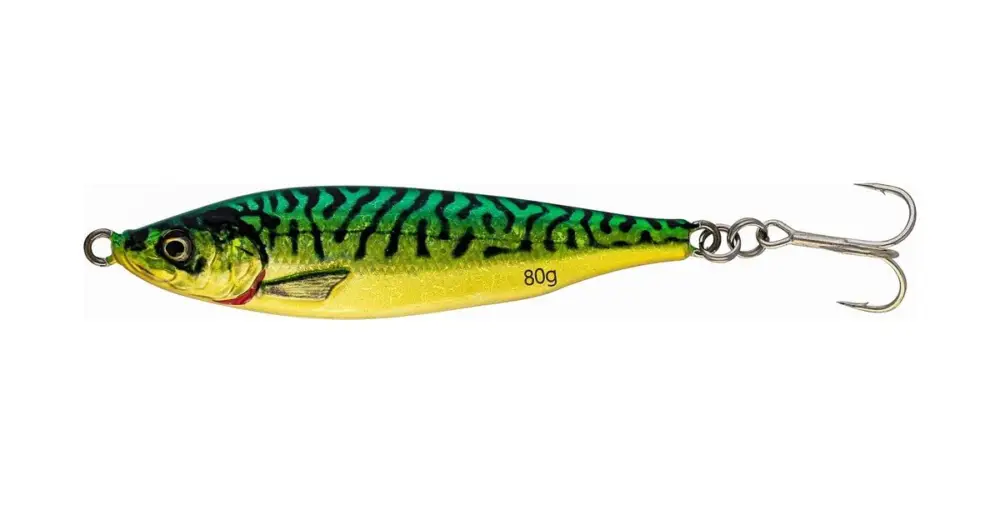 Akce Westin Pilker Herrix Jig Green Gold Mackerel - 8,6 cm 60 g