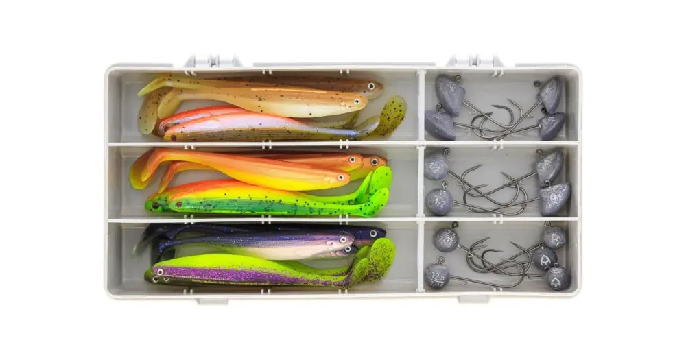 Cenový Hit Westin Gumová Nástraha Candát Set Zander Box Jigging 32 ks