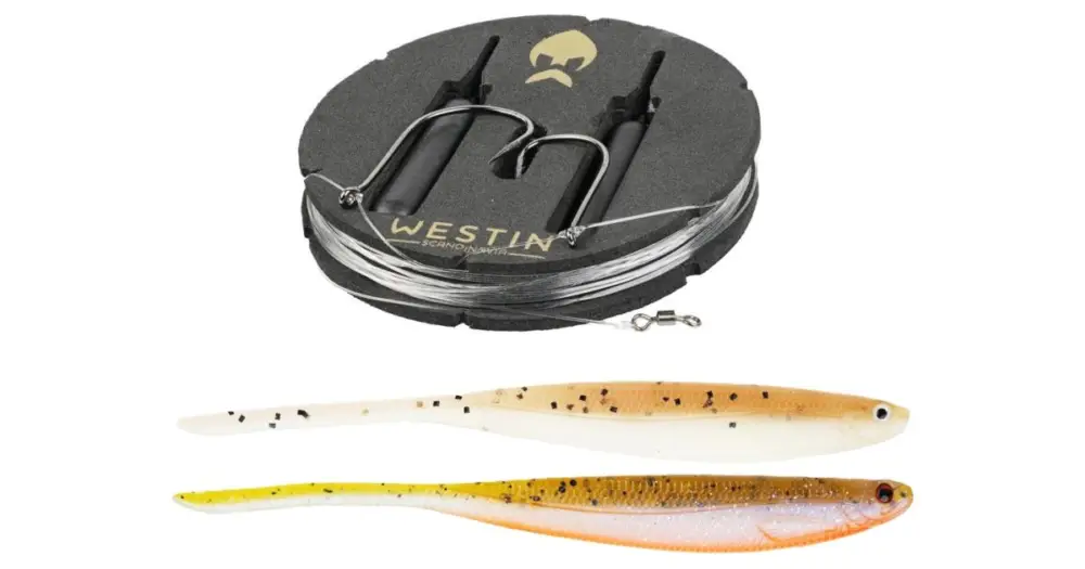 Westin Montáž s Gumovou Nástrahou Dropshot Rig Kit Shadteez Pintail Clear Water Mix - 14 g Jen Po Omezenou Doba