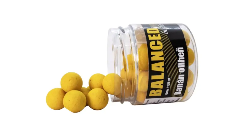 Carp Inferno Balanced Boilie Banán Oliheň 150 ml - 20 mm Bezpečná Platba
