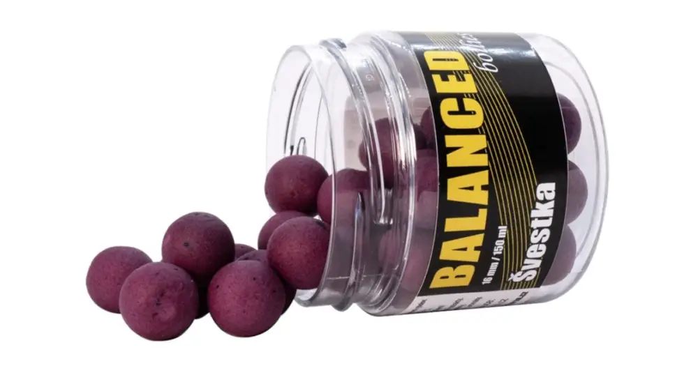 Bezpečná Platba Carp Inferno Balanced Boilie Švestka 150 ml - 20 mm