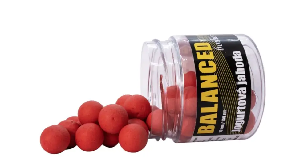 Sleva Carp Inferno Balanced Boilie Jogurtová Jahoda 150 ml - 20 mm