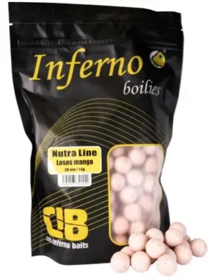 Akce Carp Inferno Boilies Nutra Line Losos Mango - 1 kg 20 mm