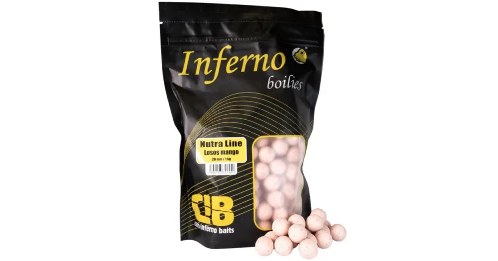 Akce Carp Inferno Boilies Nutra Line Losos Mango - 1 kg 20 mm
