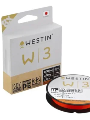 Značkový Westin Splétaná Šňůra W3 8 Braid Dutch Orange 300 m - 0,285 mm 19,4 kg