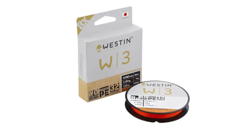 Westin Splétaná Šňůra W3 8 Braid Dutch Orange 300 m Ověřený