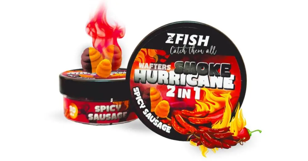 Zfish Wafters Smoke Huricane 2in1 8-10 mm 30 g - Spice Sousage Dokud Zásoby Vydrží