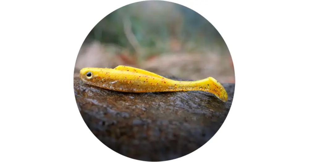 RedBass Gumová Nástraha Ripper Kicker Yellow RGT - XS 42 mm 0,6 g Expresní Doručení