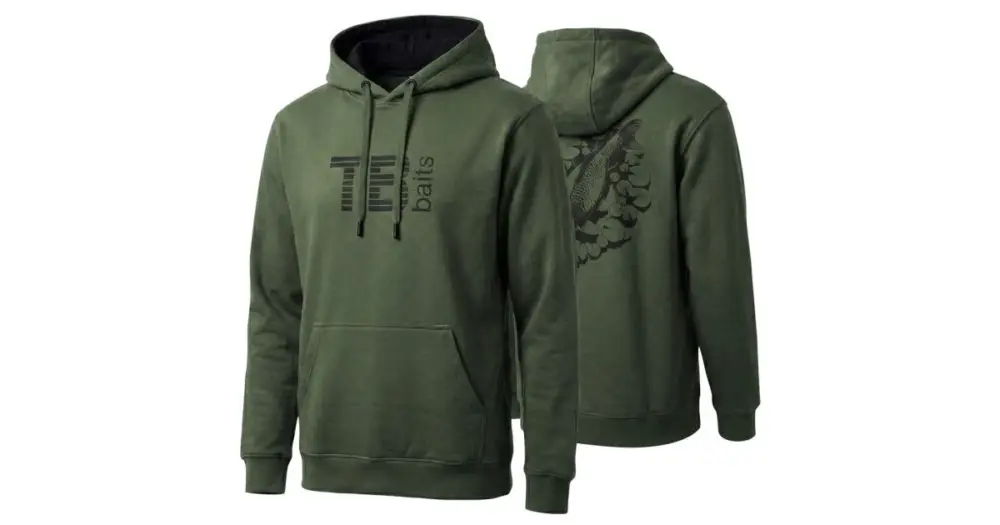 Speciální Cena TB Baits Mikina Hidden Carp Green - S