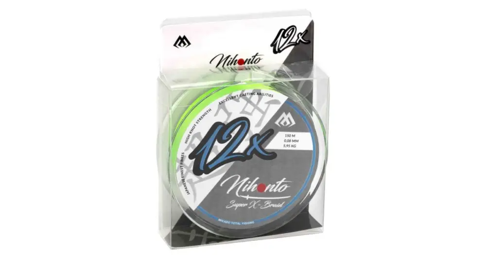 Mikado Splétaná Šňůra Nihonto Super X-Braid Fluo 150 m - 0,20 mm 18,5 kg Omezená Nabídka