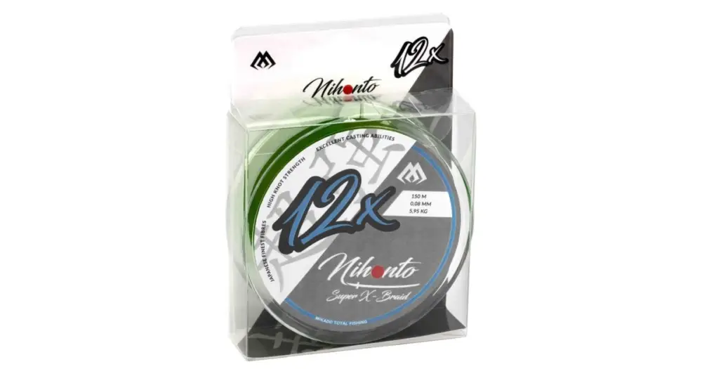 Mikado Splétaná Šňůra Nihonto Super X-Braid Dark Green 150 m - 0,18 mm 17,4 kg Vrácení Zdarma