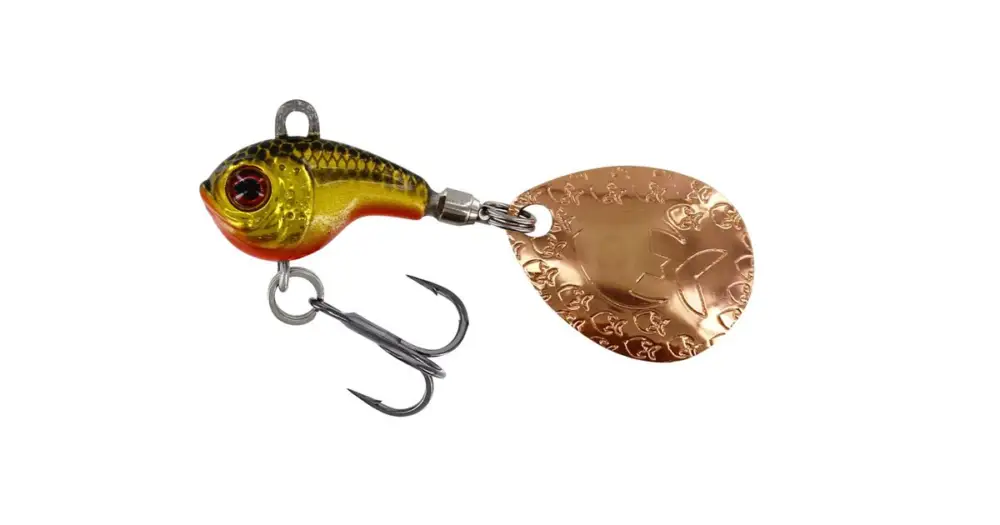 Zlevněný Westin Nástraha Dropbite Tungsten Spin Tail Jig Gold Rush