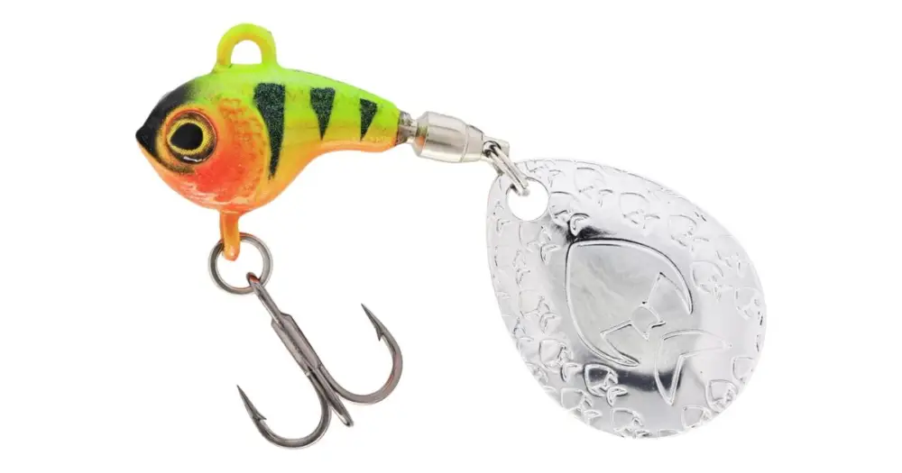 Nejprodávanější Westin Nástraha Dropbite Tungsten Spin Tail Jig Chartreuse Perch