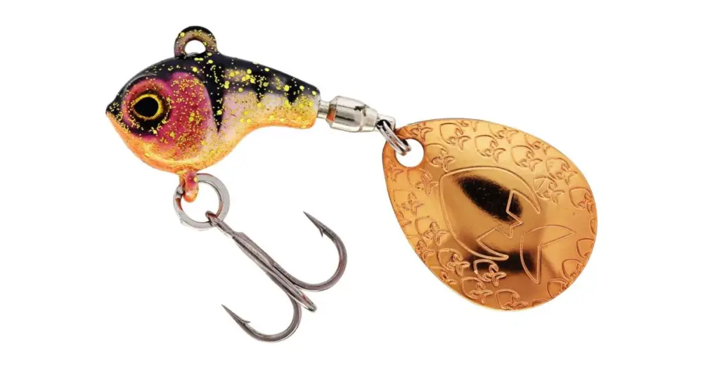 Originální Westin Nástraha Dropbite Tungsten Spin Tail Jig Copper Perch - 2 cm 13 g