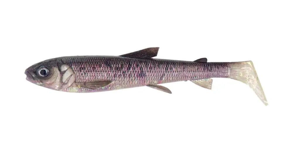 Savage Gear Gumová Nástraha 3D Whitefish Shad Sinking Bone Ghost - 20 cm 62 g Pouze Dnes