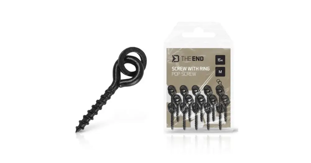 Sleva Delphin Vrtáček s Kroužkem TheEND POP Screw 15 ks - S 6 mm