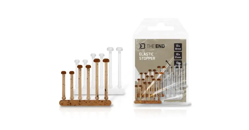 Nakupujte Hned Delphin Elastická Zarážka TheEND Ground+Clear 18,21,25 mm 36 ks