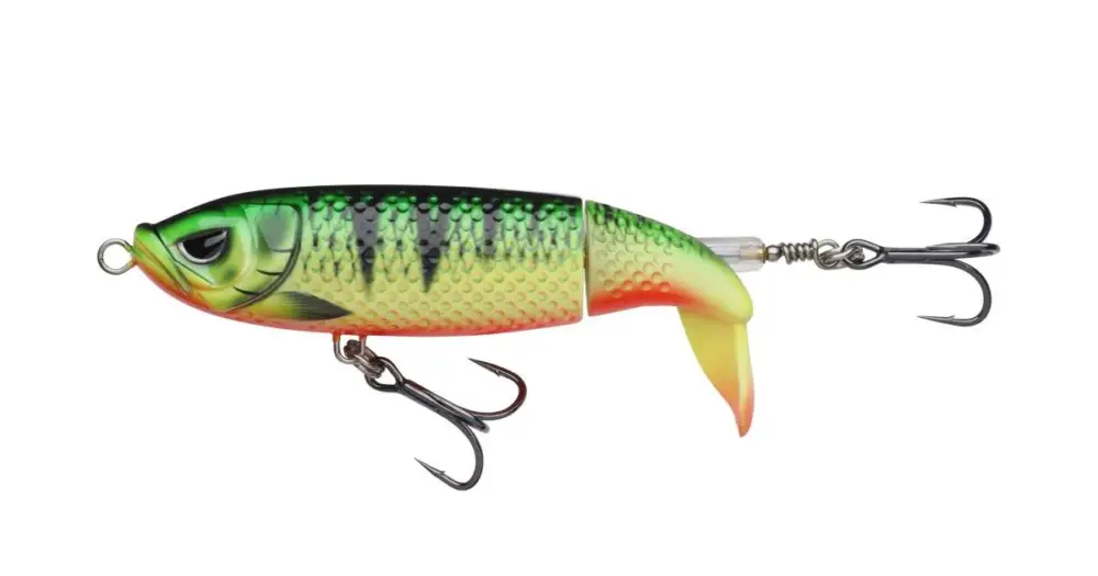Dokud Zásoby Vydrží Madcat Wobler Cat Plopper Floating Firetiger UV 15 cm 55 g
