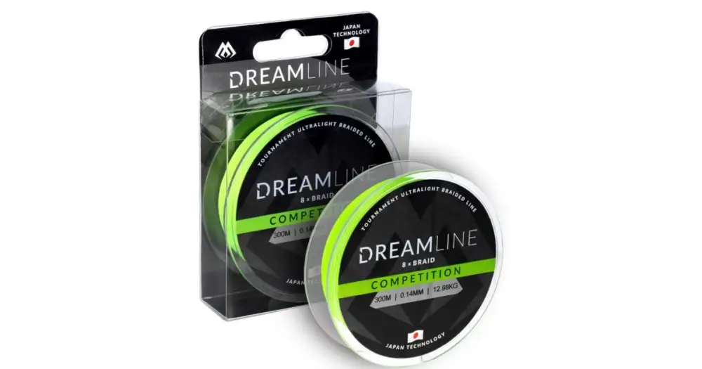 Mikado Pletená Šňůra Dream Line Competition Fluo Zelená 300 m - 0,20 mm 20,83 kg Aktuální