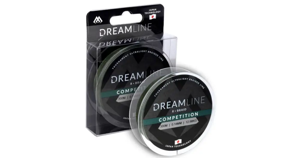 Mikado Pletená Šňůra Dream Line Competition Zelená 300 m - 0,23 mm 23,61 kg Expresní Doručení