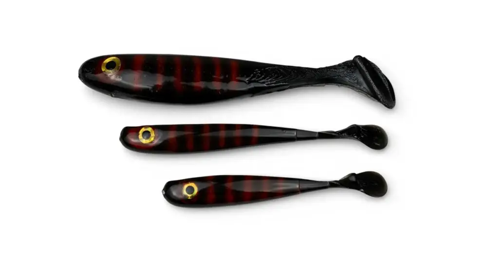 Yaccuza Gumová Nástraha Hand Made Killer Airbrush Black Stripes Super Cena