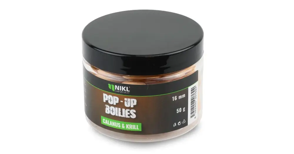 Nikl Plovoucí Pop-Up Boilies Calanus & Krill - 16 mm 50 g Značkový