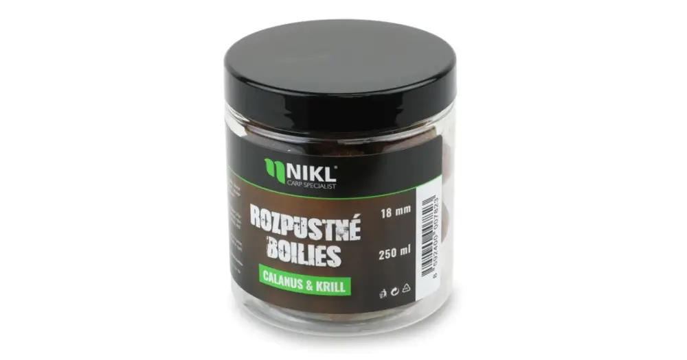 Pouze Dnes Nikl Rozpustné Boilies Calanus & Krill 250 ml - 18 mm