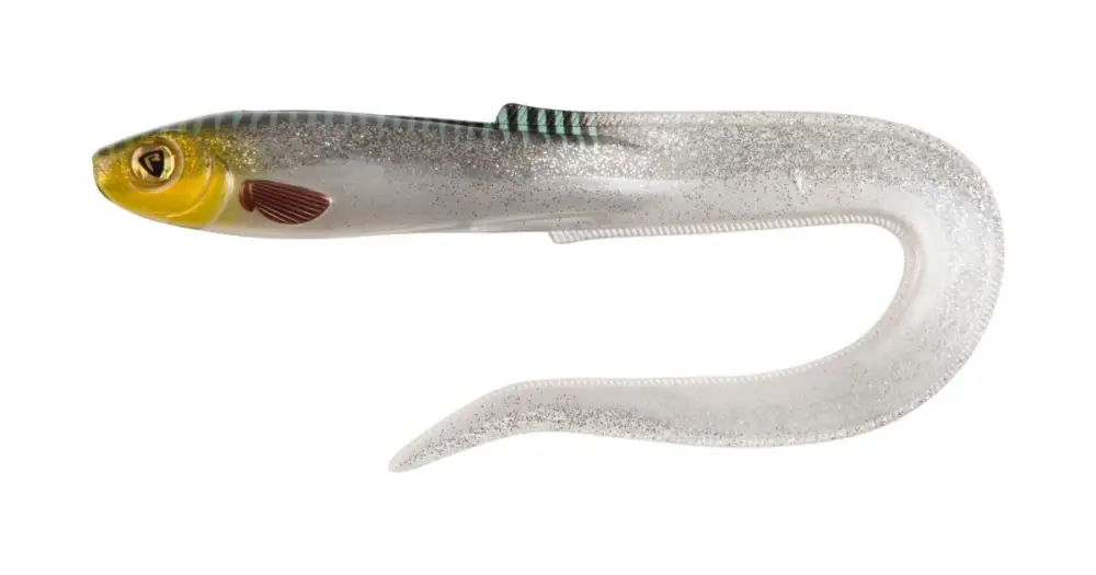 Fox Rage Gumová Nástraha Slick Eel UV Silver Halo - 35 cm Výhodná Nabídka