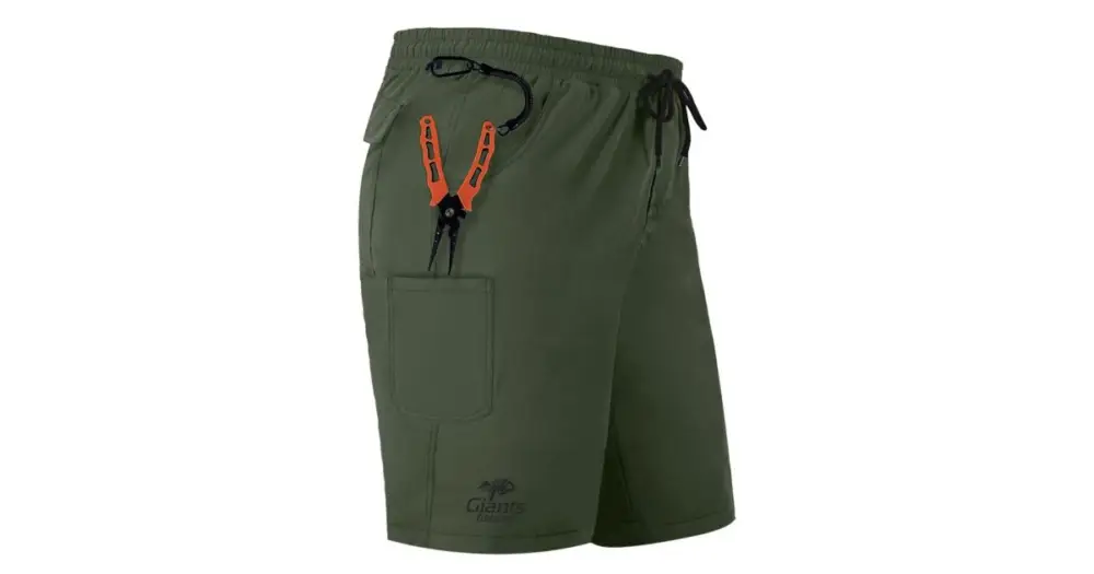 Cenově Výhodný Giants Fishing Kraťasy Shorts Quick Dry UV50+ Dark Green - S