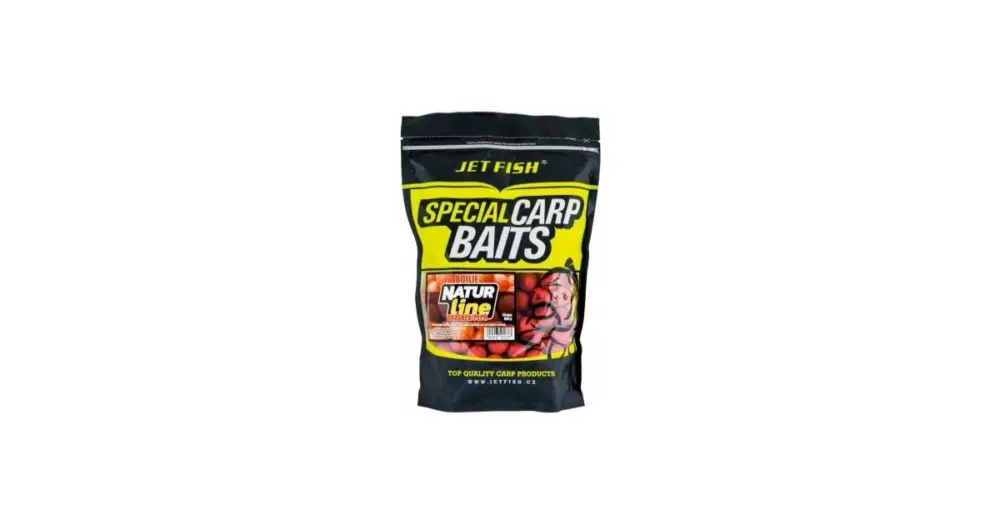 Jet Fish Boilie Natur Line Broskev Pepř 800 g 20 mm Oblíbený
