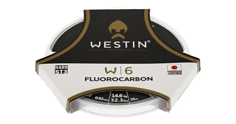 Značkový Westin Fluorocarbon W6 ST3 Hard Clear 35 m - 0,80 mm 33,3 kg