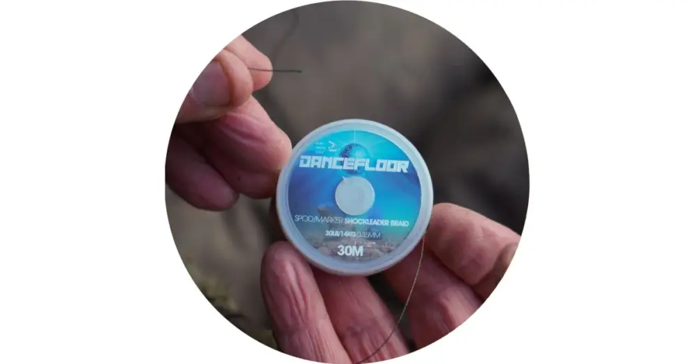 One More Cast Splétaná Šňůra Dancefloor Spod/Marker Shockleader Braid 30 m 0,35 mm 14 kg Jen Po Omezenou Doba