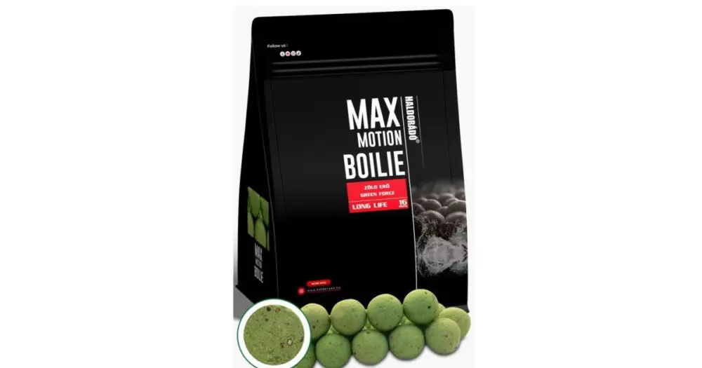 Haldorádó Boilies Max Motion Long Life Green Force Levný