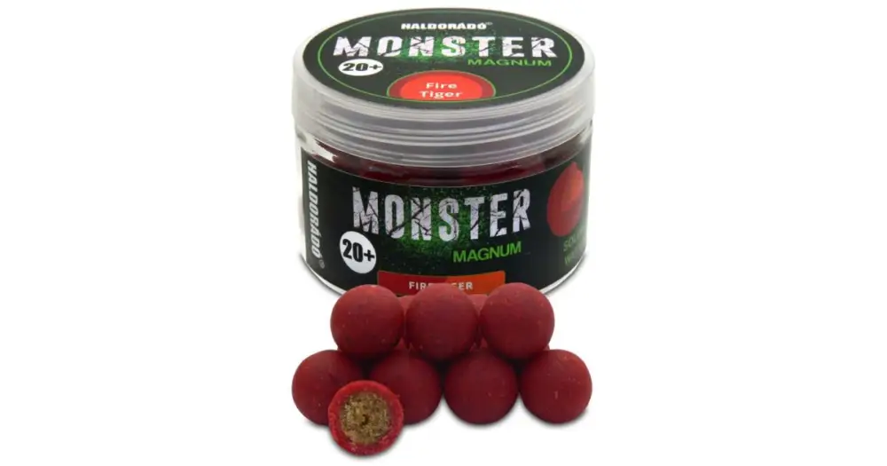 Haldorádó Rozpustné Boilies Monster Magnum Fire Tiger 80 g 20+ mm Odeslání Ihned