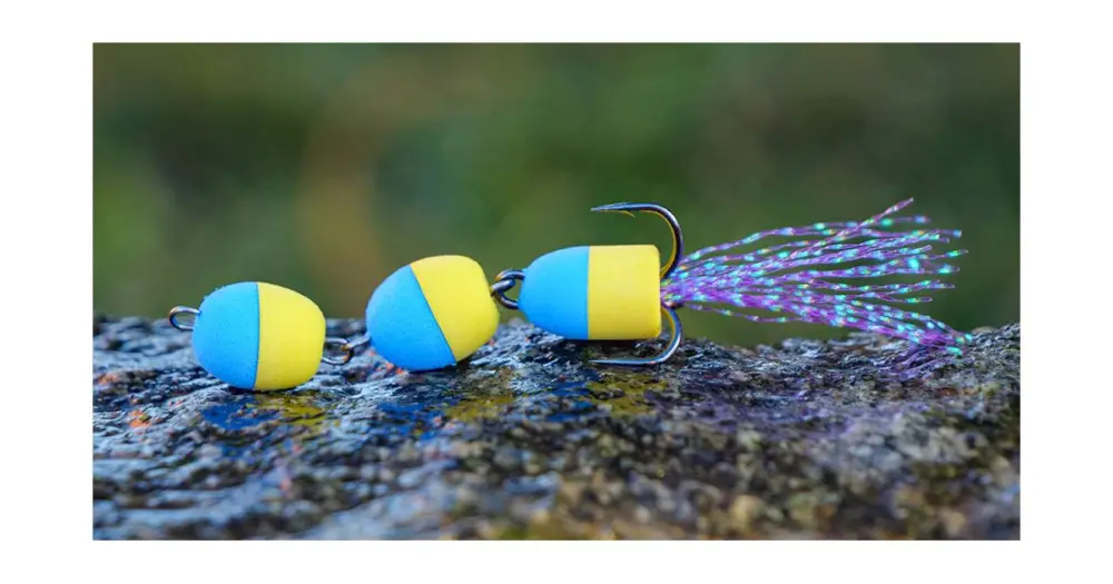 Redbass Mandula Blue/Yellow - L 75 mm 3,3 g Rychlé Dodání