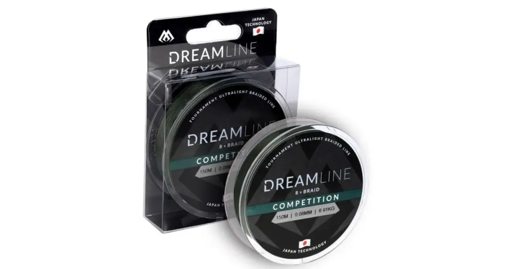 Dokud Zásoby Vydrží Mikado Splétaná Šňůra Dreamline Competition Zelená 150 m - 0,14 mm 12,98 kg