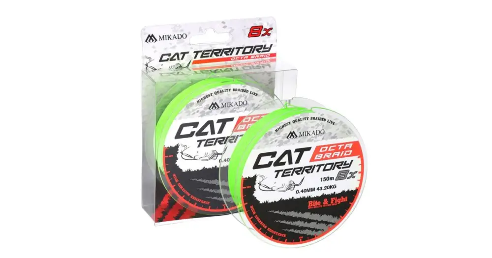 Mikado Splétaná Šňůra Cat territory Octa Braid Fluo 150 m - 0,50 mm 53,30 kg Koupit Online