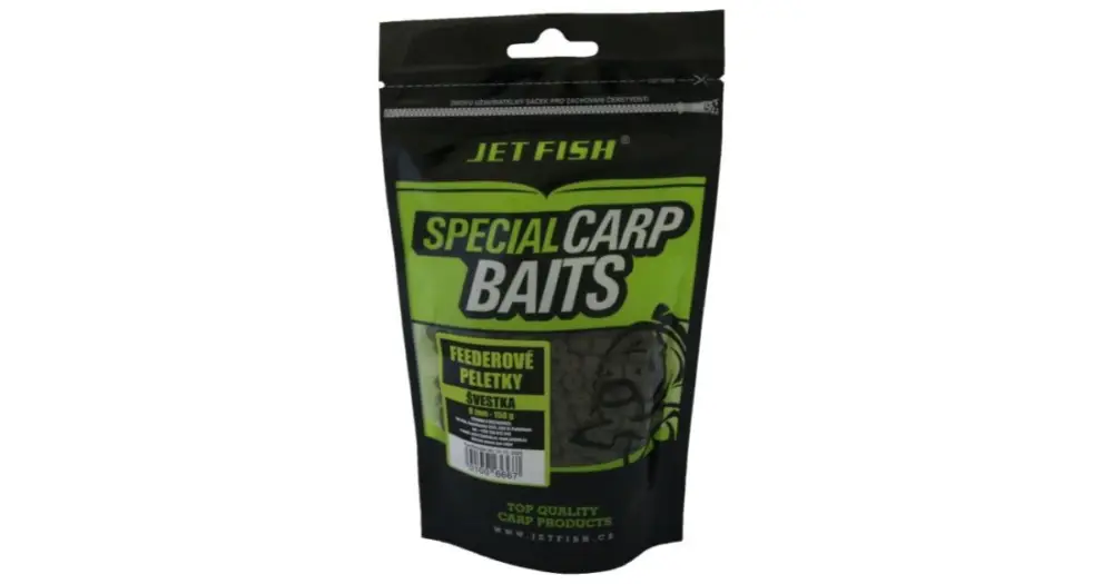 Jet Fish Feederové Pelety 8 mm 150 g - Švestka Dokud Zásoby Vydrží