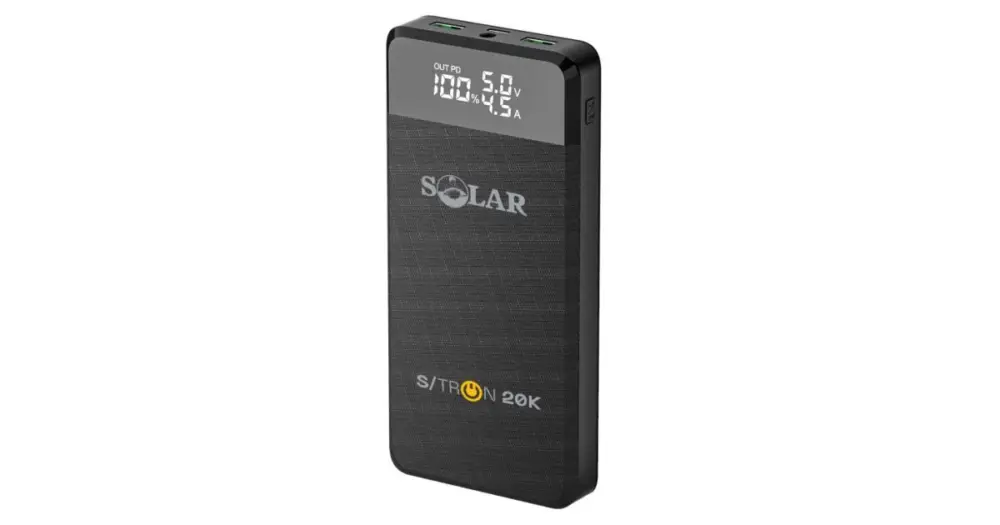 Vysoce Kvalitní Solar Powerbanka S-Tron Powerpack 20K