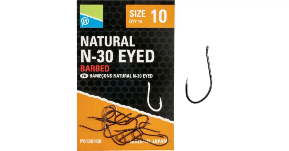 Preston Inovations Háčky Natural N-30 Eyed Koupit Online