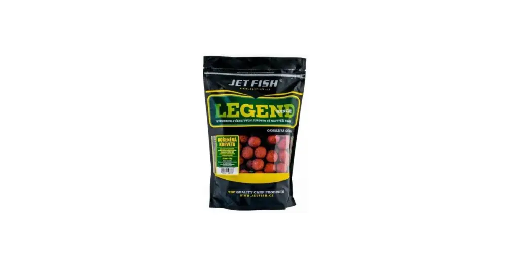 Časově Omezené Jet Fish Boilie Legend Range Kořeněná Kreveta