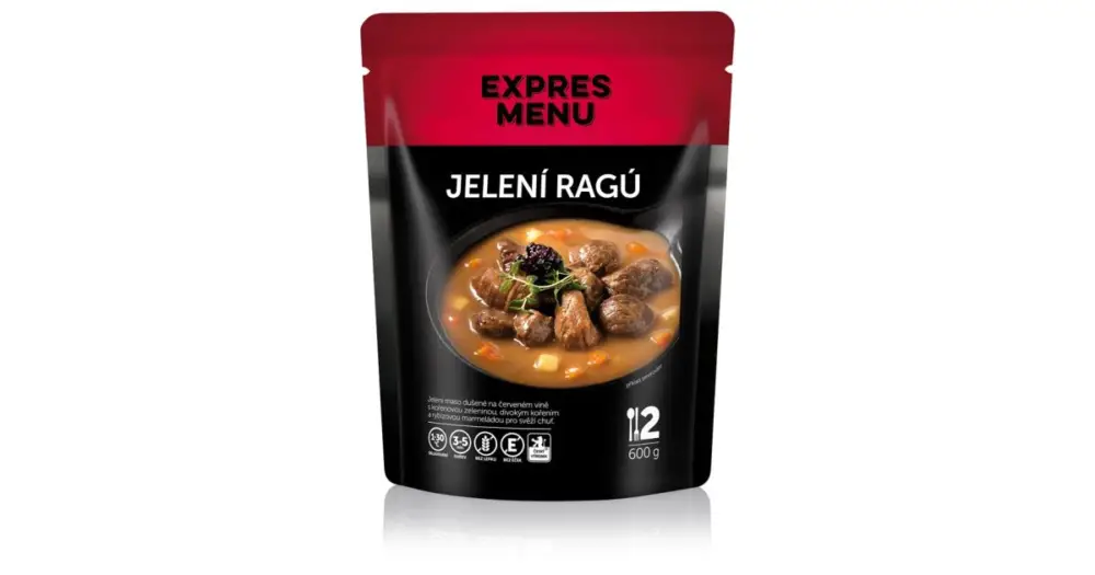 Expres Menu Jelení ragú 600 g Vysoce Kvalitní