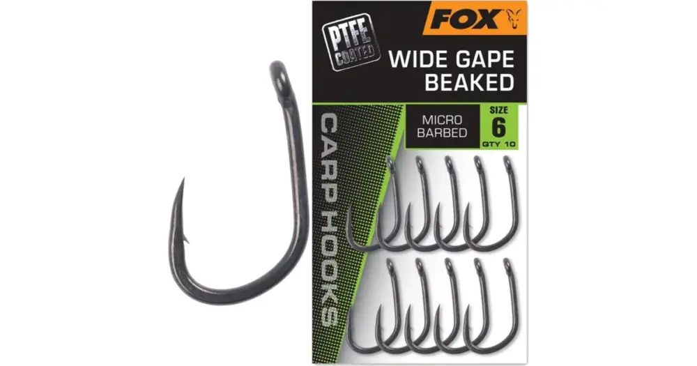 Fox Háčky Wide Gape Beaked 10 ks - 4 Značkový