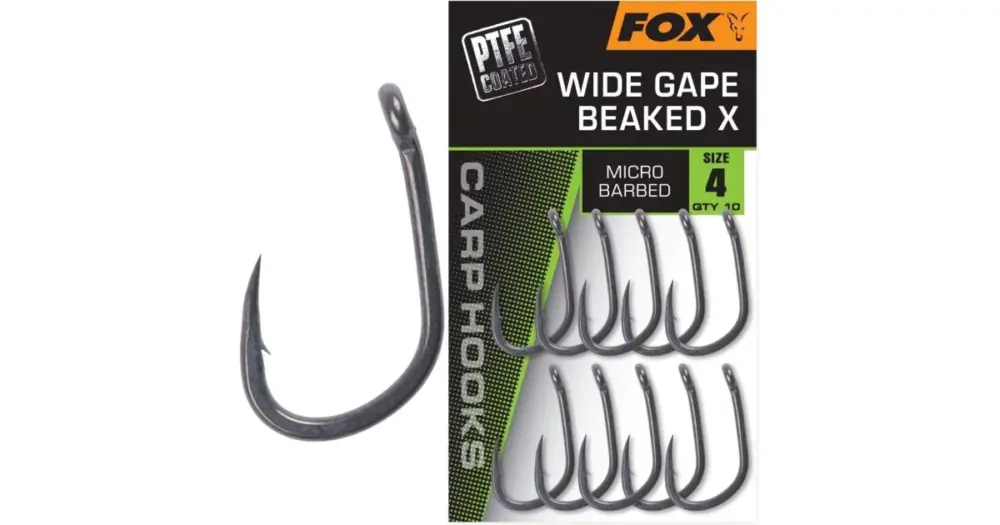 Koupit Online Fox Háčky Wide Gape Beaked X 10 ks - 2