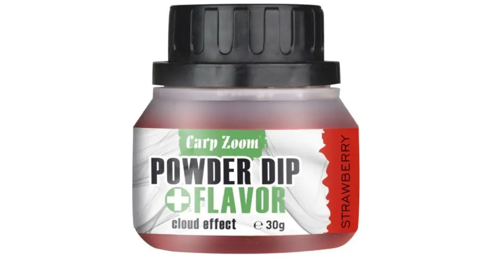 Carp Zoom Práškový Dip + Aroma 30 g - Jahoda Vrácení Zdarma